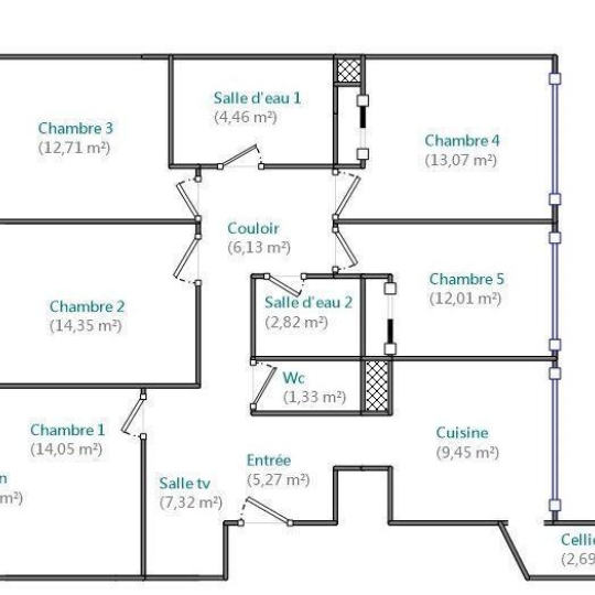  Annonces CHELLES : Appartement | CRETEIL (94000) | 13 m2 | 615 € 