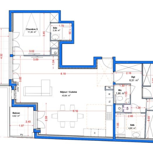  Annonces CHELLES : Appartement | LE PERREUX-SUR-MARNE (94170) | 92 m2 | 693 000 € 