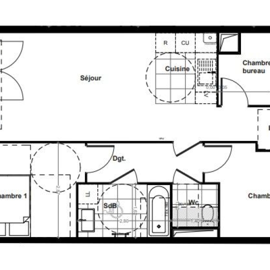  Annonces CHELLES : Appartement | MONTREUIL (93100) | 65 m2 | 331 000 € 