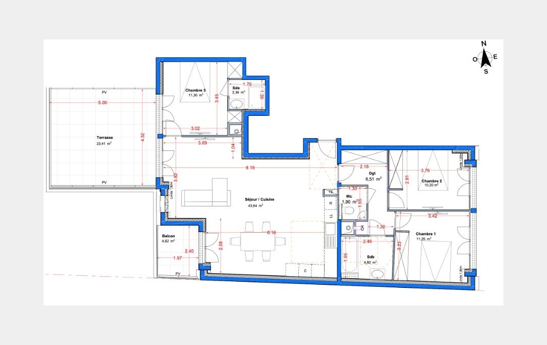 Annonces CHELLES : Appartement | LE PERREUX-SUR-MARNE (94170) | 92 m2 | 693 000 € 