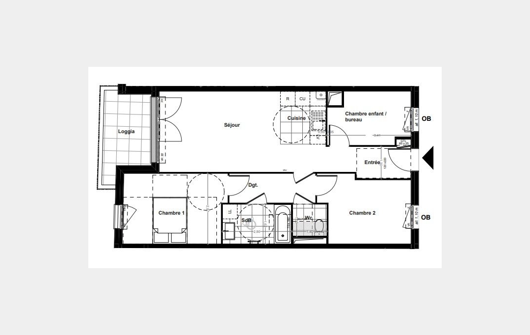 Annonces CHELLES : Appartement | MONTREUIL (93100) | 65 m2 | 331 000 € 